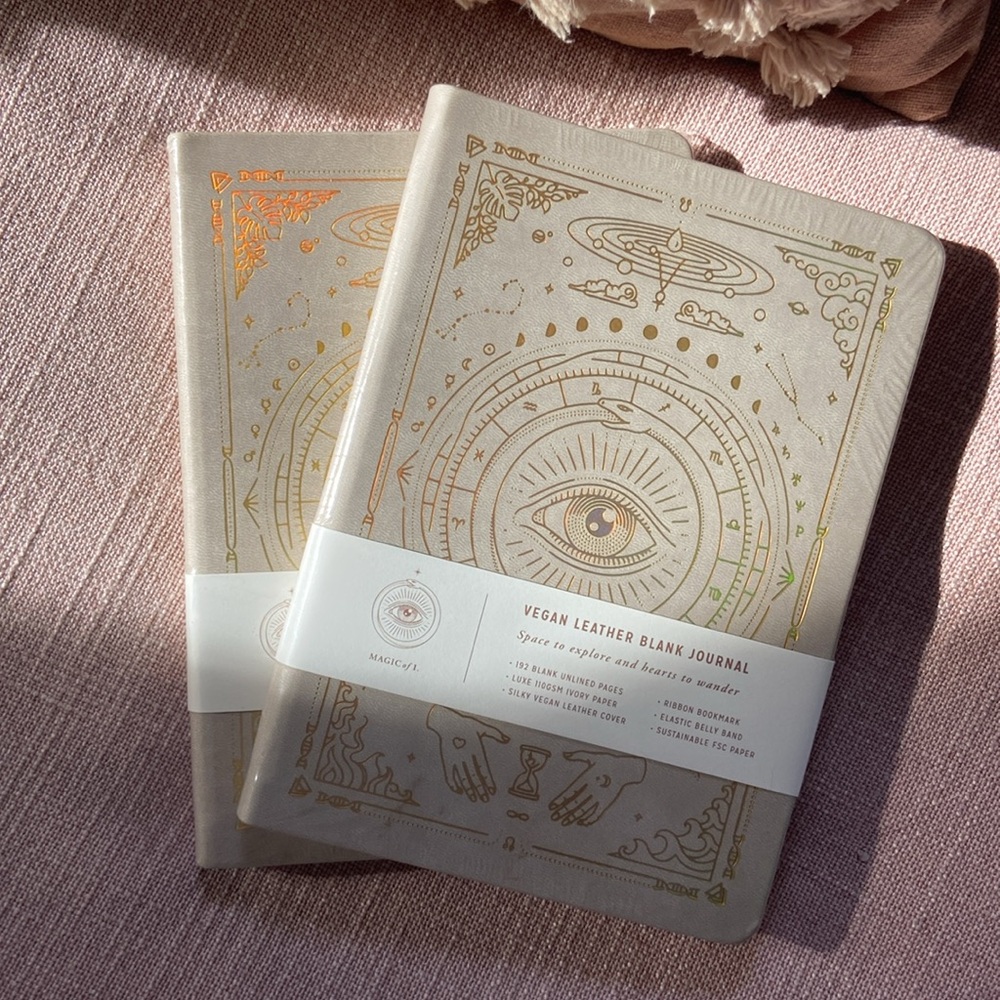 •MAGIC OF I• vegan leather blank journal - Picture 3 of 3